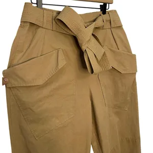 AMUR Lisette Cargo Pant Size Medium Tan Brown‎ Revolve Paper Bag Jogger Luxury thumbnail 6