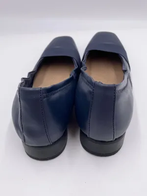 Clarks Women's Tilmont Slip Ballet Flats Size 9 Wide Navy Blue Leather Elastic thumbnail 7