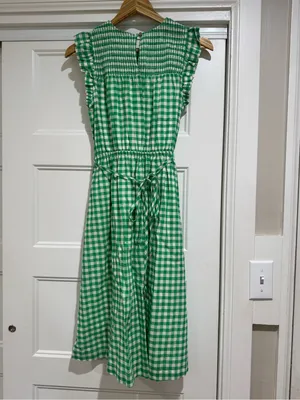 Draper James Gingham sundress thumbnail 6