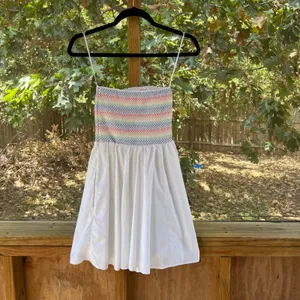 Abercrombie & Fitch For The Trevor Project Pride Strapless Midi Dress Size S thumbnail 4