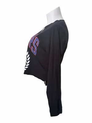 VS Pink NCAA University of Florida Gators Crop Zip Long Sleeve Tee Size Large thumbnail 3