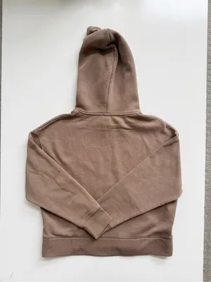 Zara Brown Boxy Hoodie Size Medium thumbnail 7