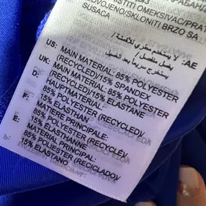 Adidas AEROREADY Royal Blue High Waisted Training Leggings Small thumbnail 8