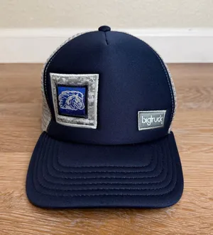 Bigtruck Unisex Dark Blue Mesh Snapback, Size 58CM thumbnail 1