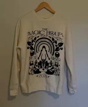Jhene Aiko The Magic Hour Tour 2024 Merch Sweatshirt Long Sleeve Size Medium thumbnail 1