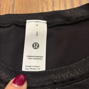 Lululemon Wundermost Ultra-Soft Nulu Crewneck Cropped T-Shirt *Shine thumbnail 4