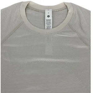 Lululemon Swiftly‎ Tech Cropped Short Sleeve 2.0 Mojave Tan Size 4 thumbnail 4