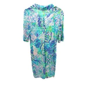 Lilly Pulitzer UPF 50+ Quincey Shell‎ Of A Party Polo Tennis Dress M Preppy thumbnail 6