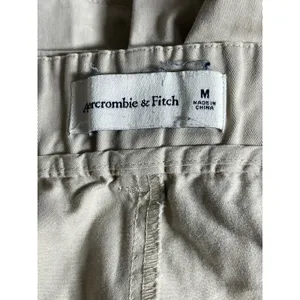 Abercrombie & Fitch Women's Beige High Rise Belted Pleated Mini Shorts Size M thumbnail 5