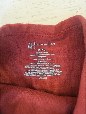 No Boundaries Burgundy Ribbed Tank Top Size Medium thumbnail 2