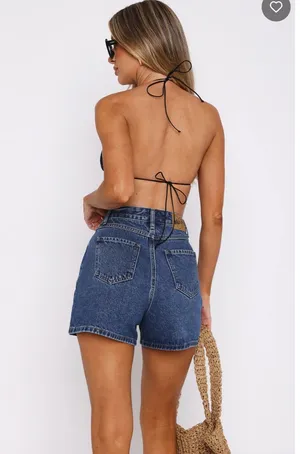NEW White Fox Boutique Jean Shorts 00 thumbnail 5