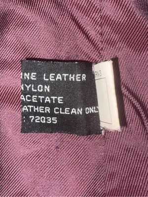 Adler Collection Lambskin Black Leather Blazer Coat Size L thumbnail 11