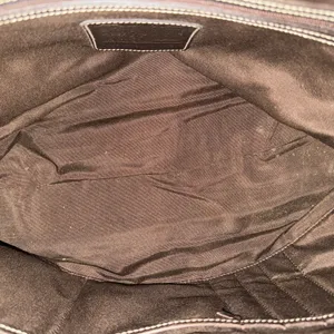 Coach Classic Hamptons Dark Brown Leather LG Business Travel Shoulder Bag 7790‎ thumbnail 10