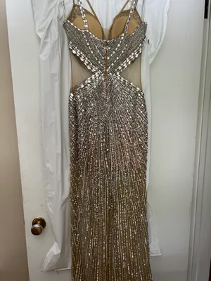 Portia and Scarlett Gold/Silver Gown thumbnail 3