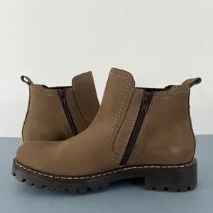 Josef Seibel Marta 03‎ Olive Green Nubuck Leather Ankle Chelsea Boots thumbnail 6