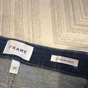 Frame Classic Dark Blue Women's Jeans Le Crop Mini Boot Size 27 thumbnail 4