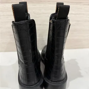 Trench Boots black by h&m size 6 thumbnail 4