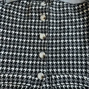 Aritzia Black Houndstooth Button Top thumbnail 2