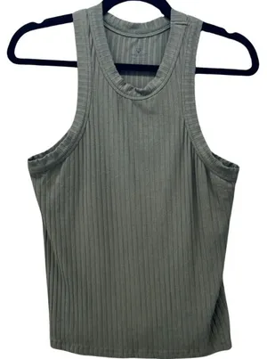 Free People‎ Tank Top Green Medium thumbnail 1