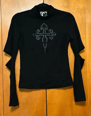 Killstar Laverna long sleeve top size Small thumbnail 1