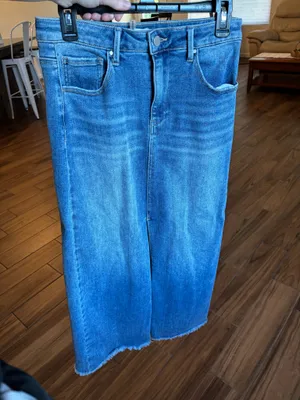 Denim Risen Skirt thumbnail 3