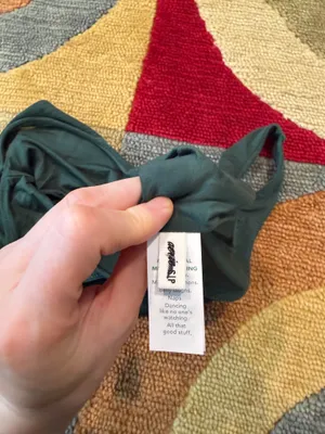 NWT Offline by Aerie Marshalls Longline Bralette Tank Top Dark Green Ribbed S thumbnail 5