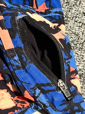Womens sz4 Lululemon Tracker Short IV 4" *Paint Storm Harbor Blue Multi thumbnail 5
