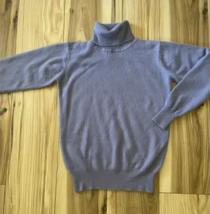 Vintage T.P.B.C. 100% cashmere turtleneck Sweater M thumbnail 1