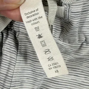 lululemon On The Fly Short 2.5 Space Dye Grey White Drawstring Pockets Size 6 thumbnail 6
