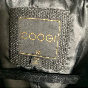 Vintage Coogi y2k zip wool blend trench coat size‎ medium women’s thumbnail 5
