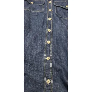 Anthropologie PILCRO RUFFLE-SLEEVE DENIM SHIRT DRESS XXS NEW Preppy Boho Resort thumbnail 15