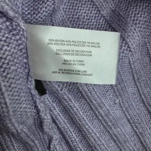 Banana Republic Womens Lavender Purple Cable Knit Crew Neck Sweater NLN02685 M‎ thumbnail 5