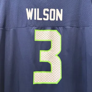 Womens‎ 2XL Seattle Seahawks Wilson #3 Fanatics Jersey Lace-Up T-Shirt thumbnail 4