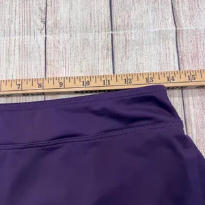 Lands End NEW Womens Deep Purple Asymmetrical Tankini Top Swim Skirt Set Size 4 thumbnail 14