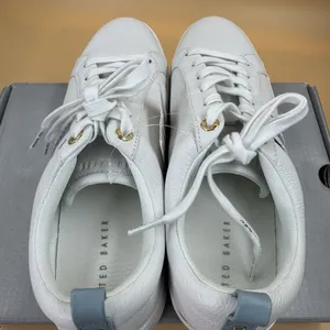 Ted Baker Women s Leather Sneakers, Blue/White, Size 10 thumbnail 4