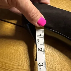 Vintage Stuart weitzman suede beaded heels 6 thumbnail 6