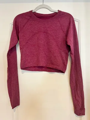 Swiftly Tech Cropped Long-Sleeve Shirt thumbnail 1