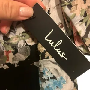 Lulus Spring My Bell Black Floral Print Ruffled Puff Sleeve Mini Dress thumbnail 7