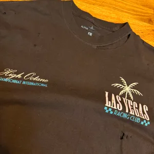 Alpha Collective Women’s Large Brown Cotton Las Vegas Racing Club Graphic Top thumbnail 4