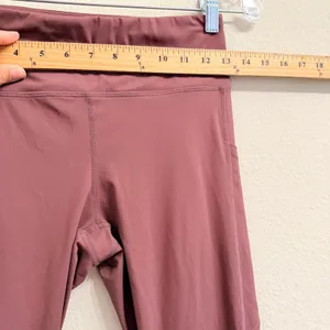 Vuori Stride Leggings VW429 Marsala Red‎ Womens Size S Yoga Athletic Pockets thumbnail 11