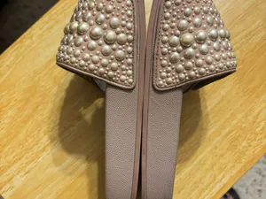 Jimmy Choo Fitz Ballet Pink Pearl Slides, size 4 women thumbnail 6