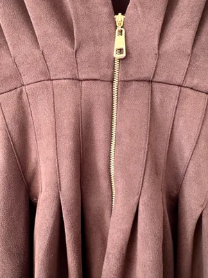 Anthropologie The Tobie Faux Suede Maxi Shirt Dress by Exquise, Size XS thumbnail 10