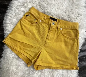 Ralph Lauren Yellow Shorts Y2k Cottagecore Boho Summer Grunge Alt Basic thumbnail 1