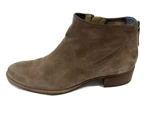 Paul Green Taupe Suede Ankle Bootie thumbnail 1