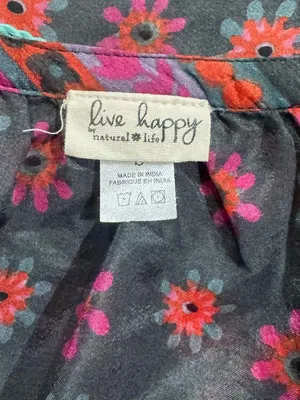 Natural Life Live Happy Sleeveless Lightweight Blouse Top Women’s Small thumbnail 3