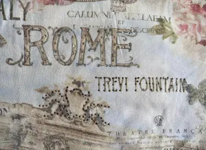 Vintage Cactus Rome Top Sz L 3/4 Sleeves thumbnail 5