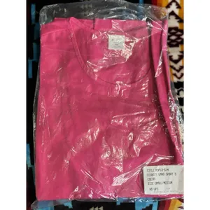 Encompass Scrub Top Pink Scoop Neck Size S/M NWT Short Sleeve Medical Work‎ thumbnail 2