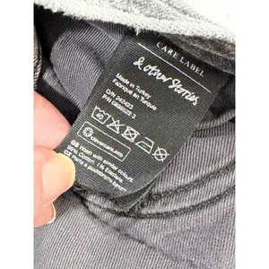 Denim & Other Stories Light Black Wash Straight Leg Jeans US 28 High Rise‎ Denim thumbnail 12