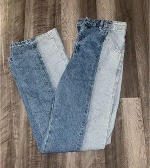 Mango Two Toned Denim Jeans thumbnail 2