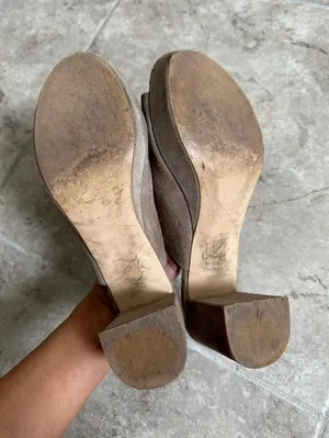 Free People Gray  mules thumbnail 4